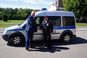 Представитель Общественного совета при УВД по ЮВАО поздравил сотрудников ППСП с профессиональным праздником