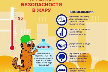 Правила безопасности в жару
