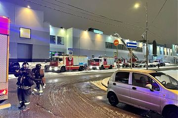 В торговом центре «БУМ» прошли учения по тушению условного пожара