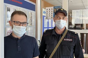 Заместитель председателя Общественного совета при УВД по ЮВАО Александр Тихонов принял участие в ежегодной акции «Гражданский мониторинг»