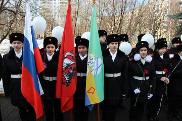 22 ФЕВРАЛЯ ВОЗЛЕ ПАМЯТНИКА «ПУШКА» НА УЛ. ЮНЫХ ЛЕНИНЦЕВ ПРОШЕЛ МИТИНГ, ПОСВЯЩЕННЫЙ ДНЮ ЗАЩИТНИКА ОТЕЧЕСТВА