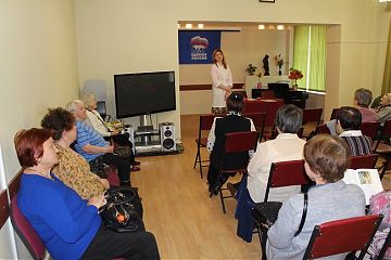 В Центре социального обслуживания населения в Текстильщиках проводится факультатив «Здоровье. Активное долголетие»