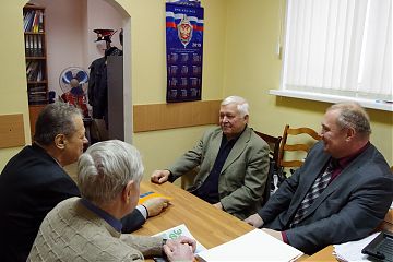 Член ОС при УВД принял участие в приеме граждан совместно с председателем Совета ветеранов