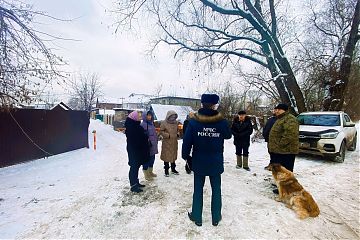 Жителям «Зеленой зоны» рассказали о правилах пожарной безопасности  в зимний период