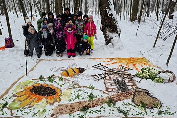 Рисуем на снегу: Мосприрода подвела итоги городского творческого фестиваля «Снежный холст»