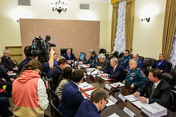 На заседании КЧС и ПБ обсудили подготовку к предстоящим новогодним праздникам 